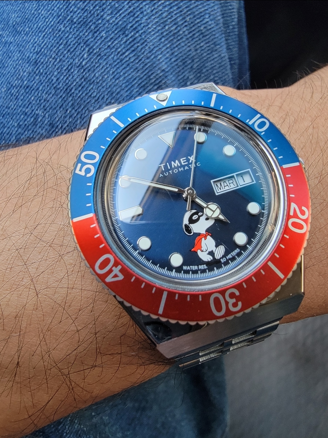 Reloj Timex Snoopy Automático M79 Limited edition